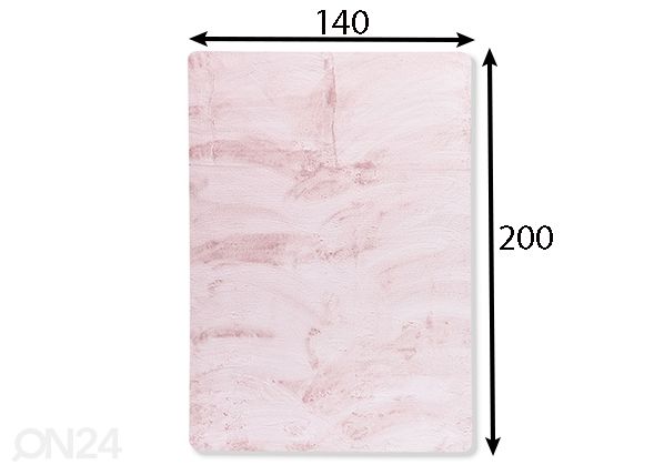 Gino Falcone matto Chiara 140x200 cm mitat