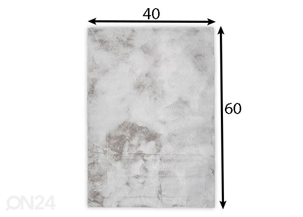 Gino Falcone matto Chiara 40x60 cm mitat