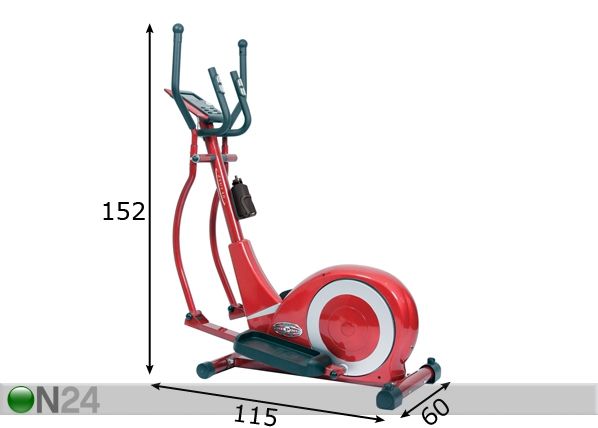 Gymstick Crosstrainer ZEUS-40 mitat