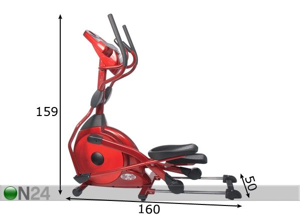 Gymstick Crosstrainer Zeus-90 mitat