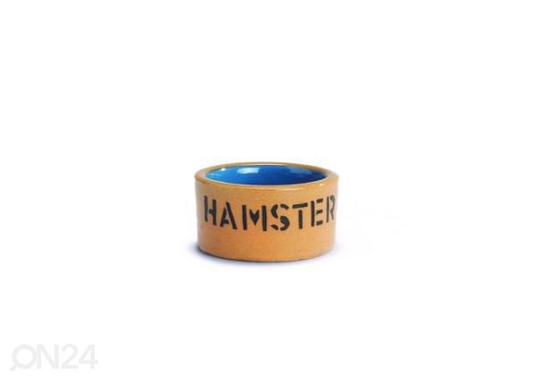 Hamsterin keraaminen ruokakuppi 7,5 cm
