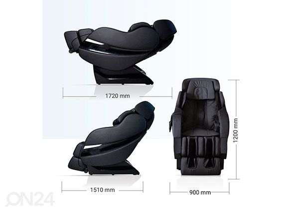Hierontatuoli GESS Rolfing GESS-792 musta mitat