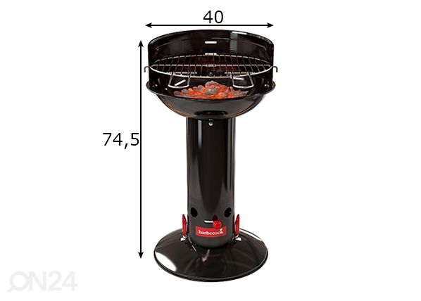 Hiiligrilli BARBECOOK LOEWY 40 mitat