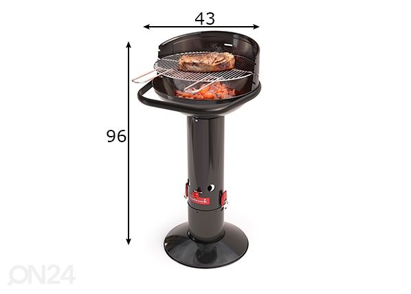 Hiiligrilli BARBECOOK LOEWY 45 mitat