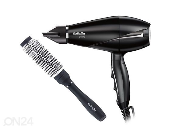 Hiustenkuivaaja + hiusharja Babyliss