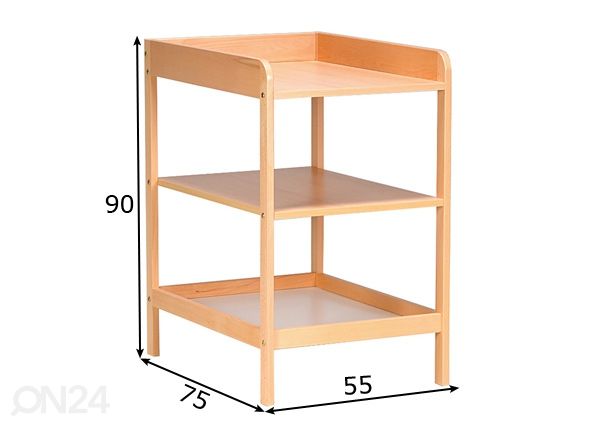 Hoitpöytä Ludo mitat