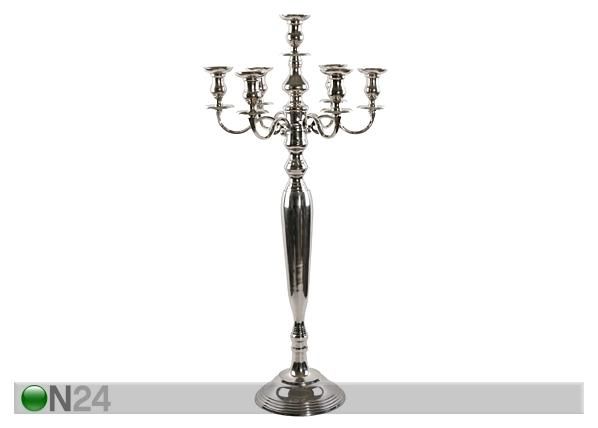 Hopeansävyinen kynttilänjalka 96 cm