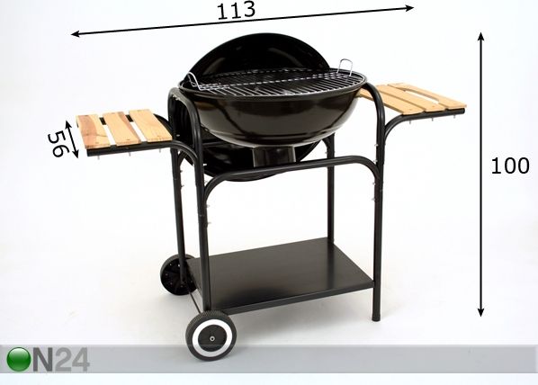 Huukugrilli mitat