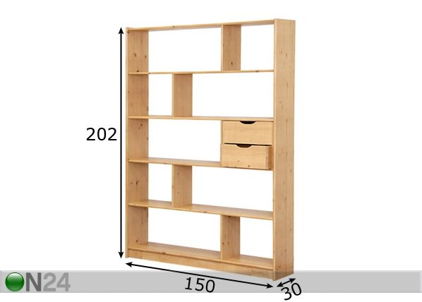 Hylly 150x202 cm mitat