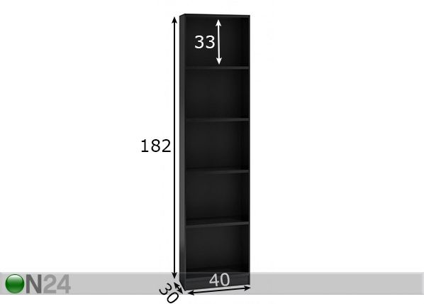 Hylly 40 cm mitat