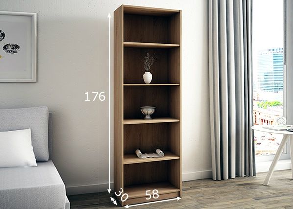 Hylly 58 cm mitat