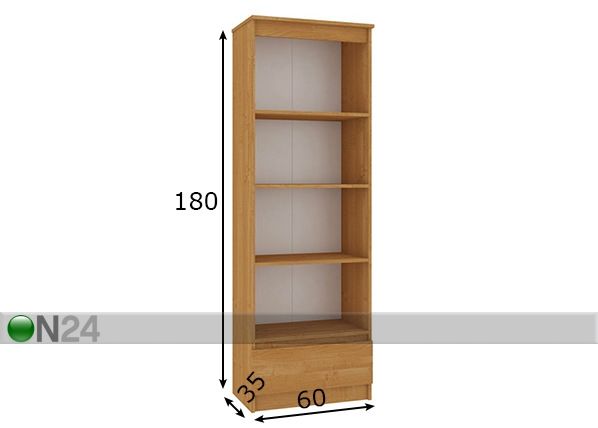 Hylly 60 cm mitat
