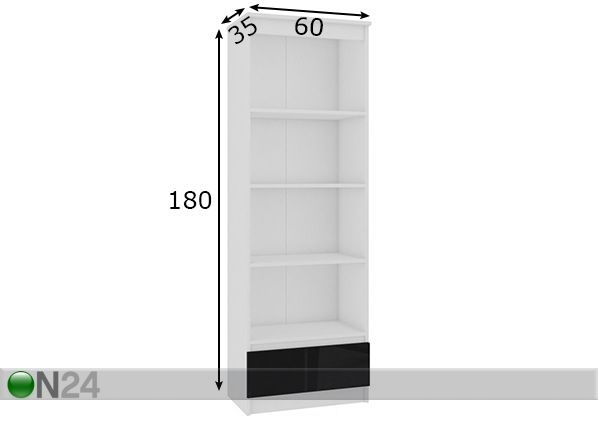 Hylly 60 cm mitat