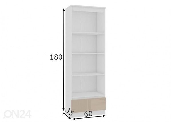 Hylly 60 cm mitat