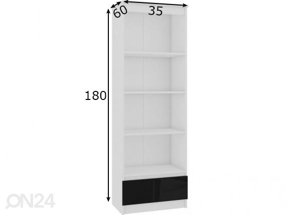 Hylly 60 cm mitat