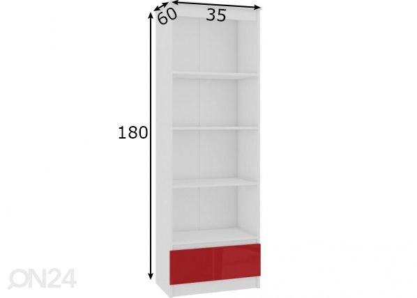 Hylly 60 cm mitat
