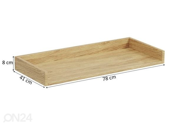 Hylly 78 cm mitat