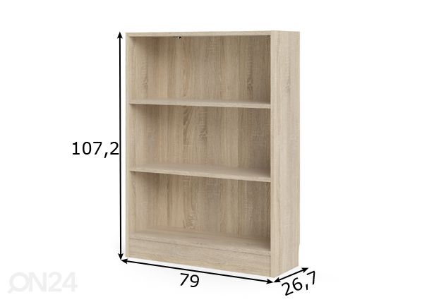 Hylly Basic mitat