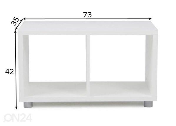 Hylly Box Cube mitat