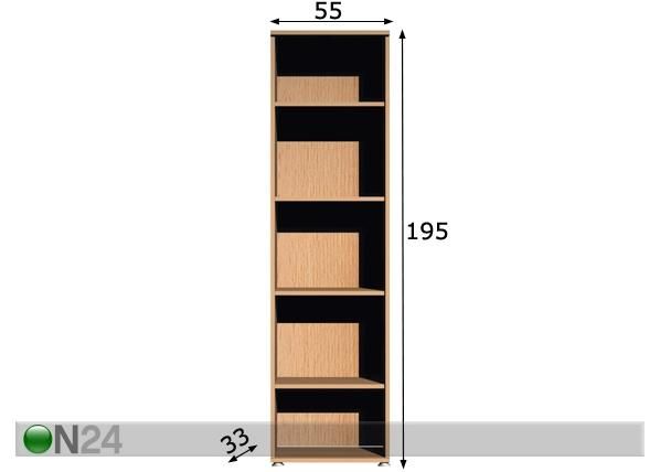 Hylly CONCEPT mitat