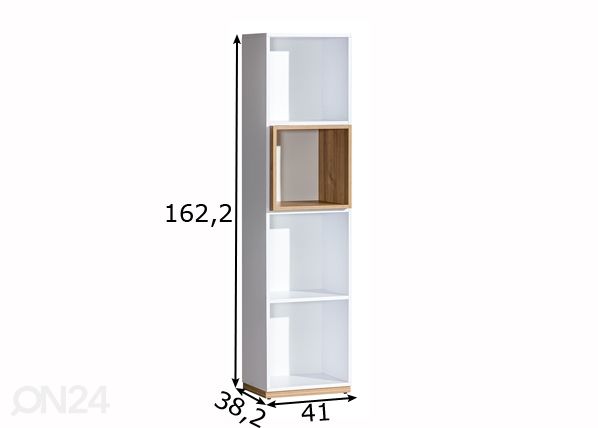 Hylly E8 mitat
