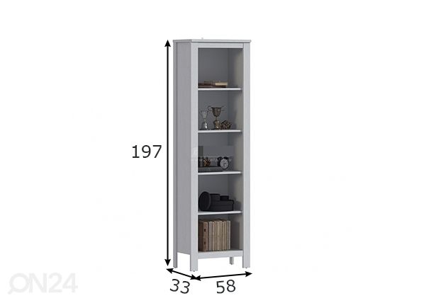 Hylly Hermes 160x200 cm mitat