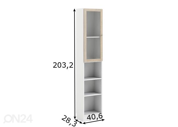 Hylly lasiovella Basic mitat