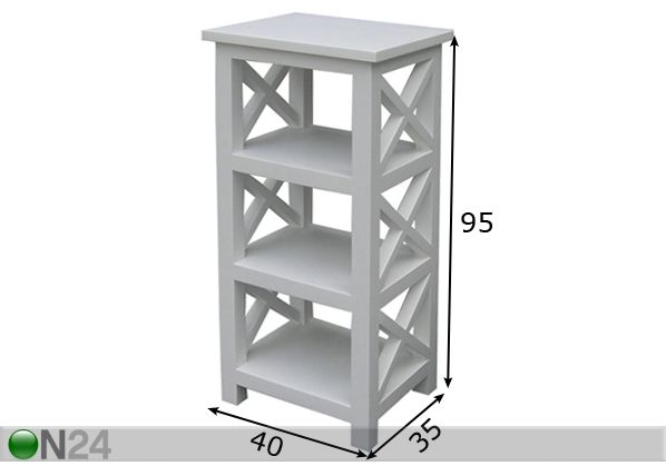 Hylly NORDIC -47 mitat