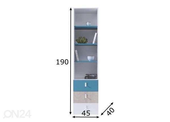 Hylly PL6 mitat