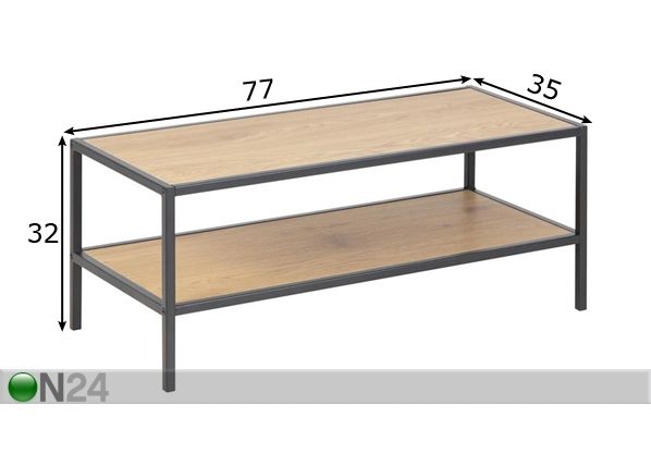 Hylly Seaford mitat