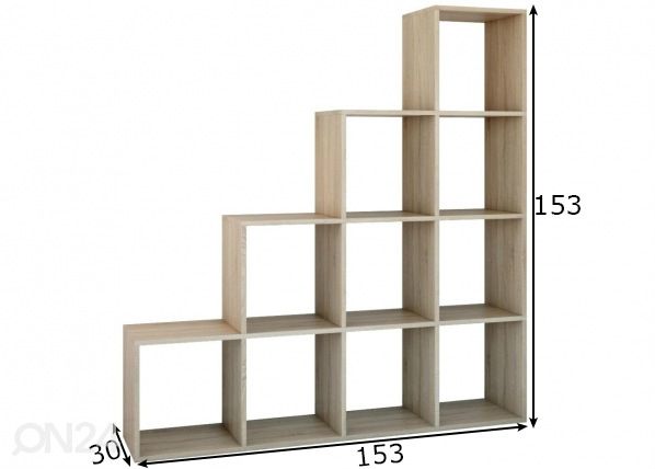 Hylly Step mitat