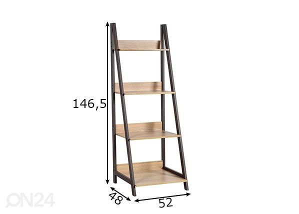 Hylly Step 4 tasoa mitat