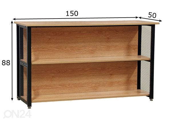 Hyllykkö mitat