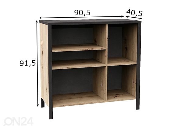 Hyllykkö In-Loft 2 mitat
