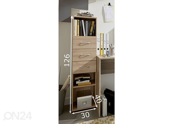 Hyllykkö MRK 354 30 cm mitat
