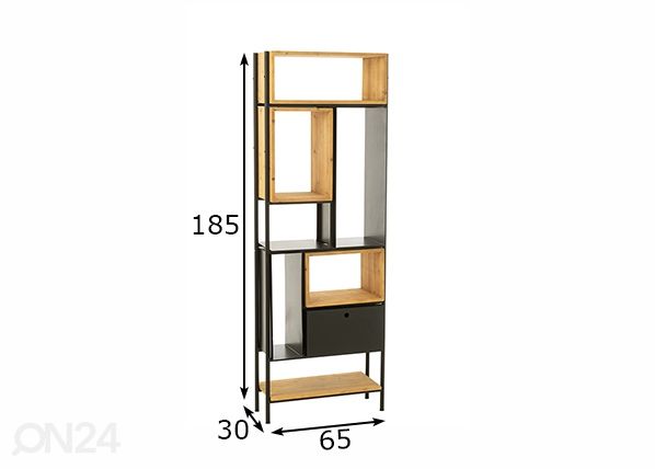 Hyllykkö Tina 65 cm mitat