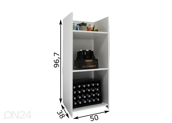 Hyllykkö Trier 1 mitat