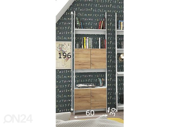Hyllystö 60 cm mitat