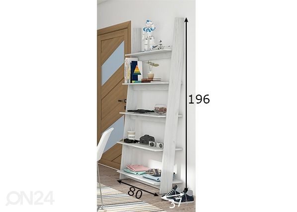 Hyllystö 80 cm mitat