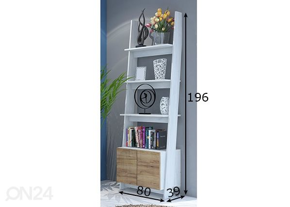 Hyllystö 80 cm mitat