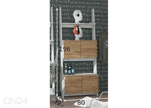 Hyllystö 80 cm mitat