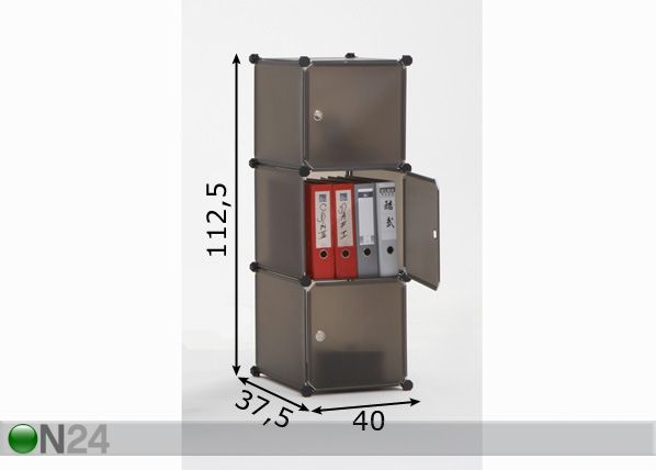 Hyllystö BOX 3 mitat