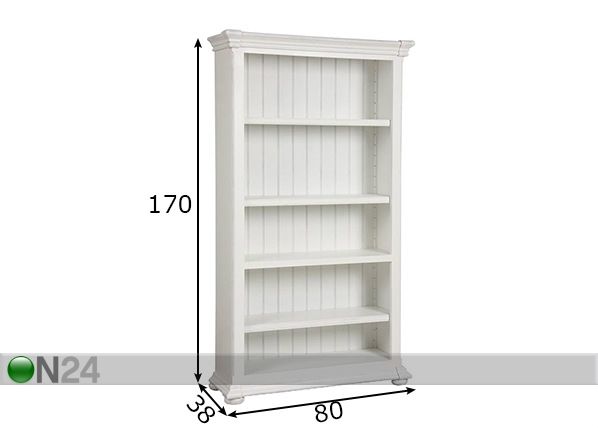 Hyllystö Country Corner mitat