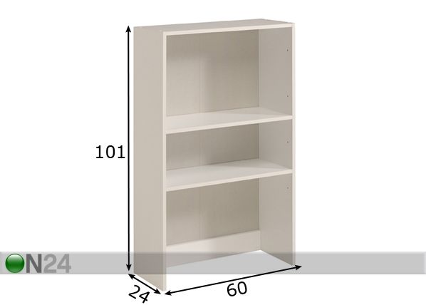 Hyllystö EASY DRESS mitat