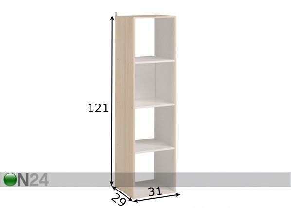Hyllystö KUBIKUB mitat