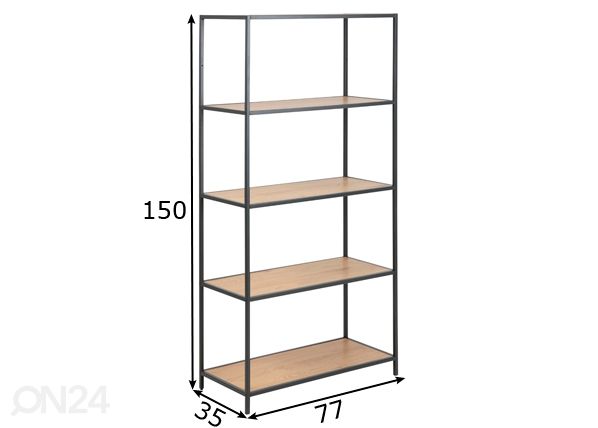 Hyllystö SEAFORD mitat