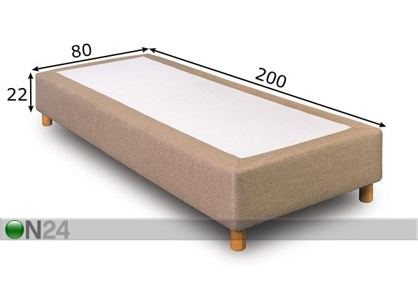 Hypnos runkopatja lastulevyä 80x200x22 cm mitat