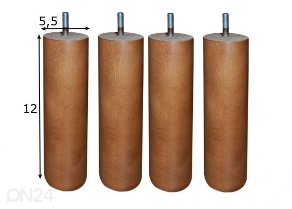 Hypnos sängynjalat Silinteri 12 cm mitat