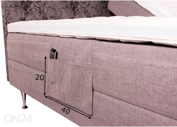 Hypnos sänkytaskut, 2 kpl 90 cm leveään sänkyyn mitat