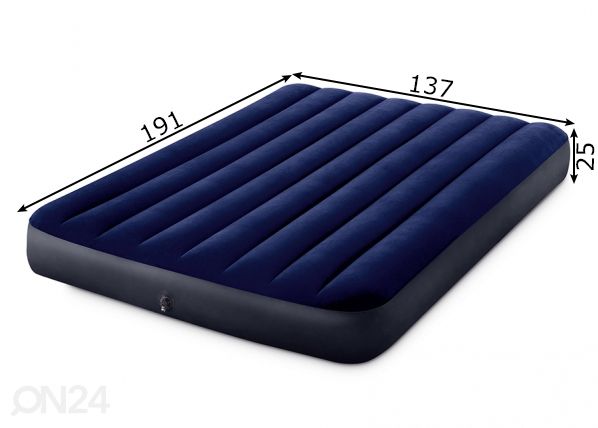 Ilmapatja Intex Classic Downy Airbed mitat